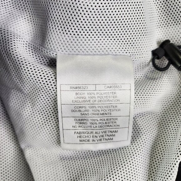 Womens Black Nike Sportswear Mesh Lined Windbreaker Jacket Full Zip Polyester M - Picture 3 of 7